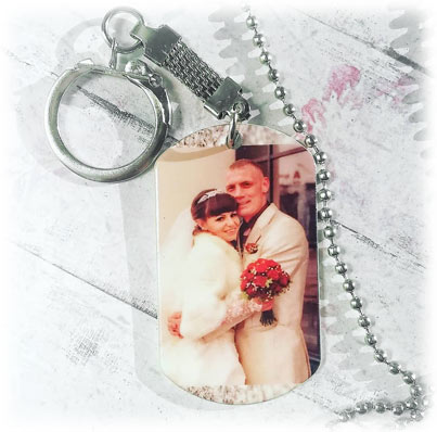 Брелок с фото