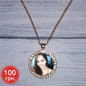 Женский кулон с фото
