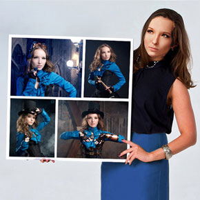 Фотоколлаж на холсте 50x50 см