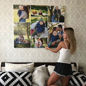 Фотоколлаж на холсте 70x100 см