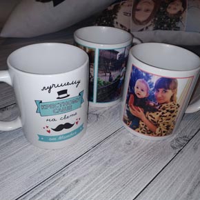 Чашка с фото для крестных